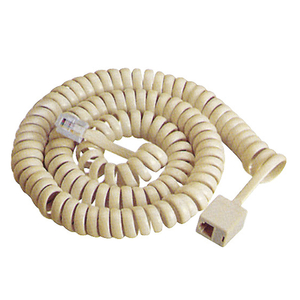Coiled Telephone Handset Extension Cord