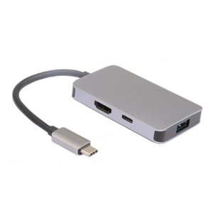 USB-C 3-in-1 Mini Docking Station with 4K HDMI + USB-A and Power Delivery up to 100W