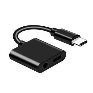 USB C to 3.5mm Audio and USB-C PD Charging Adapter